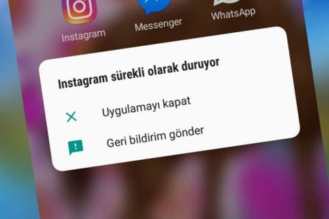 instagram durduruldu hatası