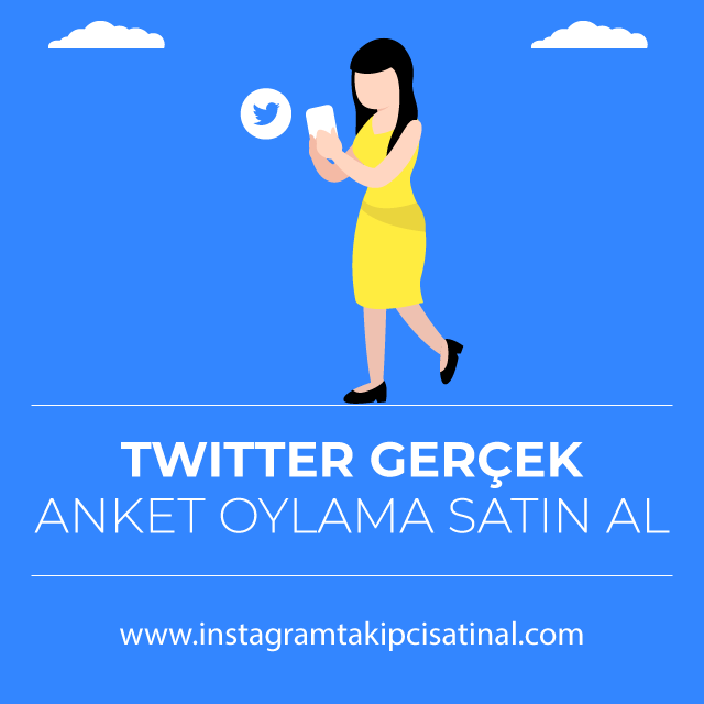 twitter gerçek anket oyu al