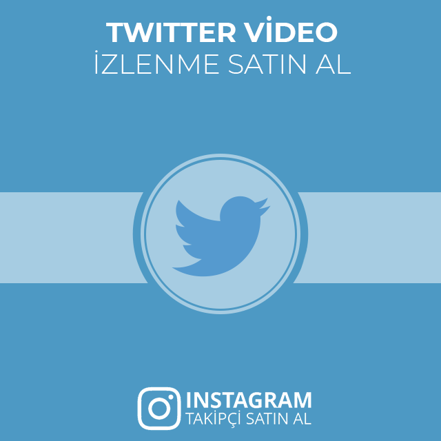 twitter video izlenme satın al